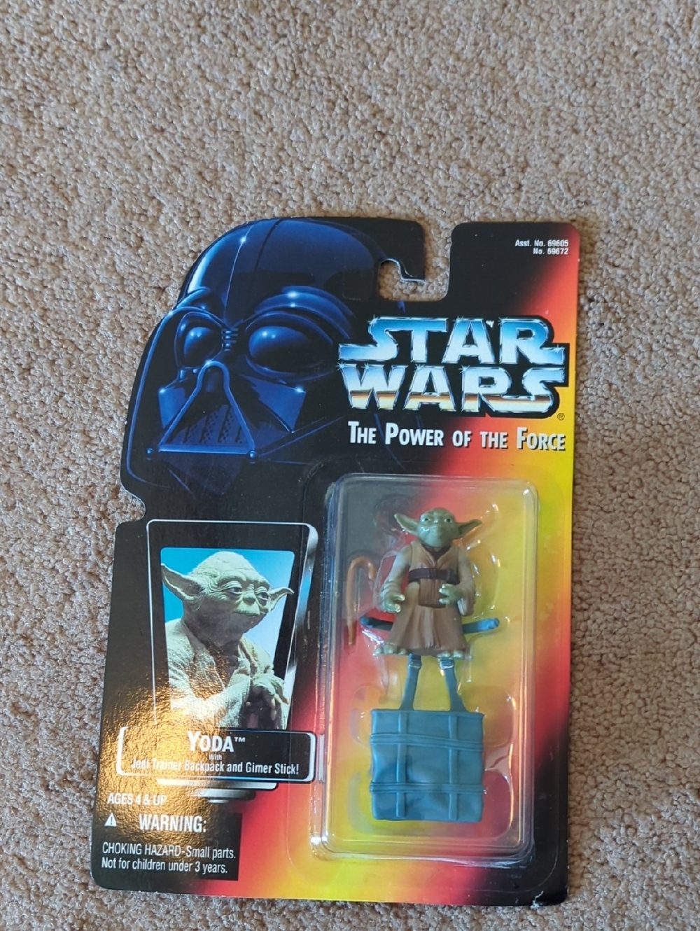 Star Wars The Power of the Force Yoda Action Figure - Green YODA New